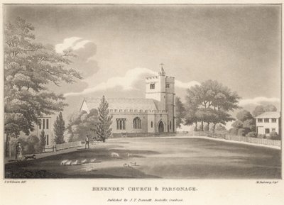 Benenden Kirche und Pfarrhaus von English School