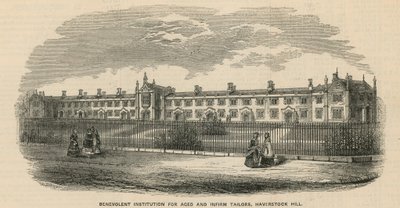 Wohltätigkeitsinstitution für alte und gebrechliche Schneider auf Haverstock Hill von English School
