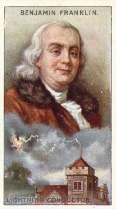 Benjamin Franklin, Blitzableiter von English School