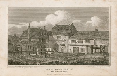 Bermondsey-Priorat, wie es früher stand von English School