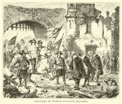 Bernhard von Weimar betritt Regensburg von English School