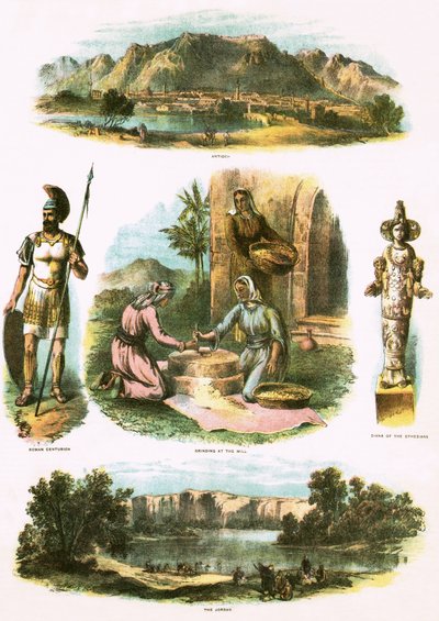 Biblische Illustrationen von English School