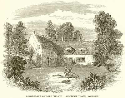 Geburtsort von Lord Nelson, Burnham Thorp, Norfolk von English School