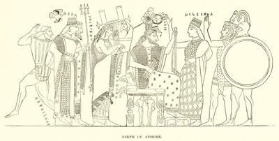 Geburt der Athene von English School
