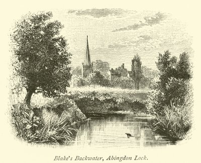 Blakes Backwater, Abingdon Schleuse von English School