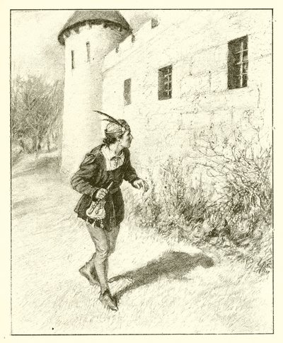 Blondel hörte die Musik zu ihm hinunter schweben von English School