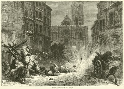 Bombardement von St. Denis, Dezember 1870 von English School