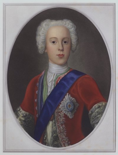 Bonnie Prince Charlie - Charles Edward Stuart, Der Junge Prätendent von English School