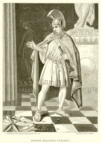 Bottom spielt Pyramus von English School