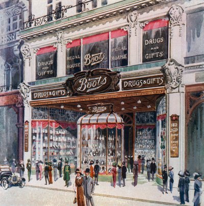 Filiale von Boots in der Regent Street 182 von English School