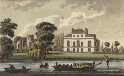 Brandenburg House, Hammersmith, London, Heimat von Caroline von Braunschweig, Königin des Vereinigten Königreichs und entfremdete Ehefrau von König Georg IV. von English School