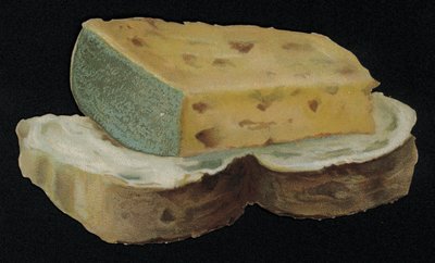 Brot- und Käseförmige Grußkarte von English School