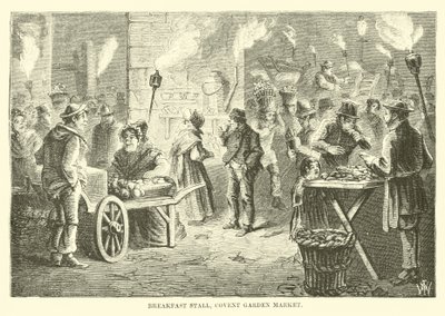 Frühstücksstand, Covent Garden Market von English School