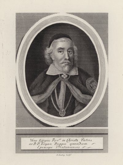 Brian Duppa, Bischof von Winchester (Gravur) von English School