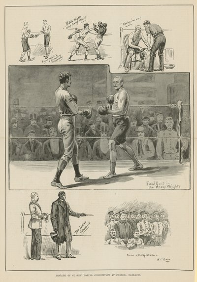Boxwettbewerb der Garde-Brigade von English School
