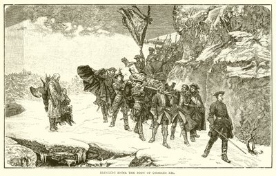 Heimführung des Leichnams von Karl XII. von English School