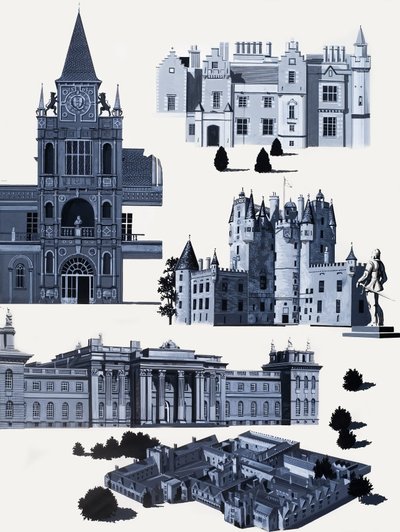 Die stattlichen Häuser Britanniens von English School