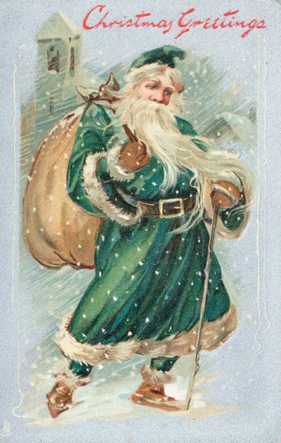 Britische Weihnachtskarte von English School