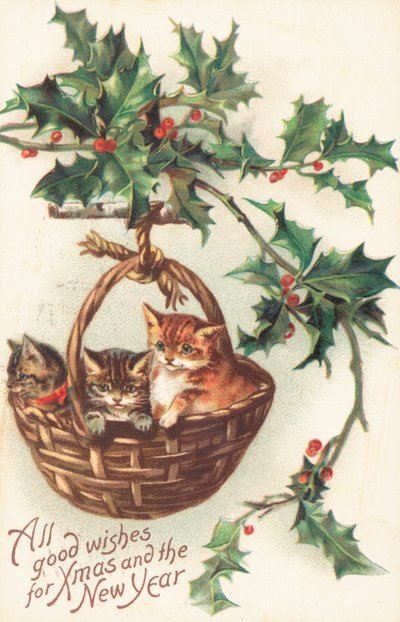 Britische Weihnachtskarte von English School