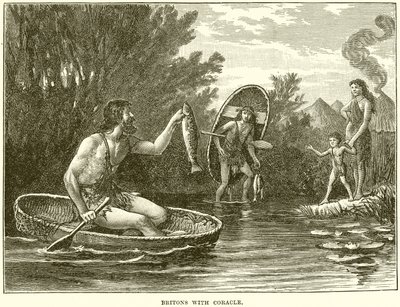 Briten mit Coracle von English School