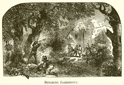 Bau von Jamestown von English School