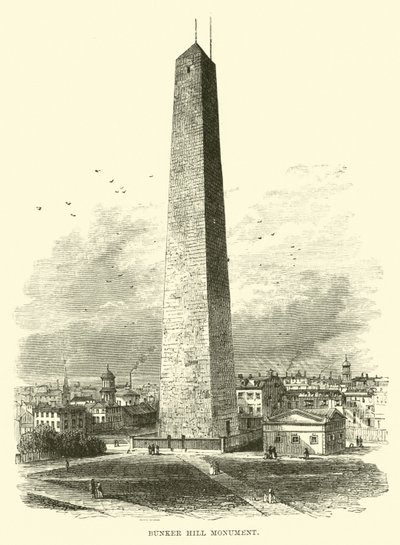 Bunker Hill Denkmal von English School