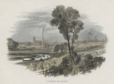 Burslem und Longport, Staffordshire von English School