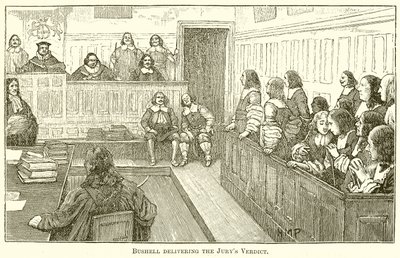 Bushell übergibt das Urteil der Jury von English School