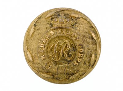 Knopf, Madras Staff Corps, 1861-1876 von English School