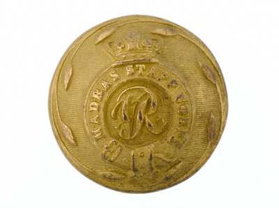 Knopf, Madras Staff Corps, 1861-1876 von English School