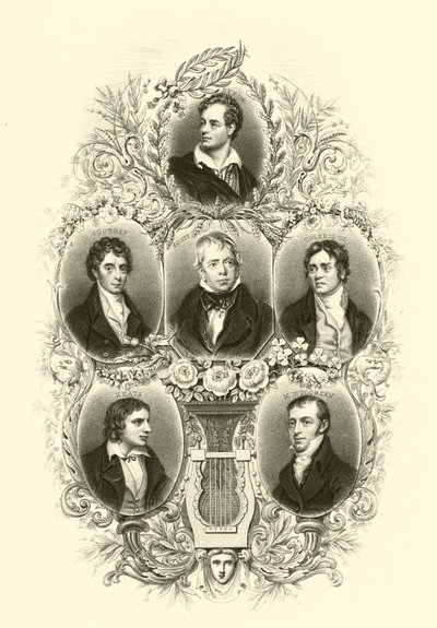 Byron, Southey, Scott, Coleridge, Keats, Montgomery von English School