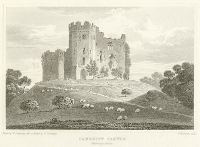 Caerdiff Castle, Glamorganshire von English School