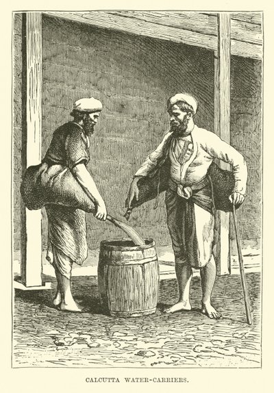 Kalkutta Wasserträger von English School