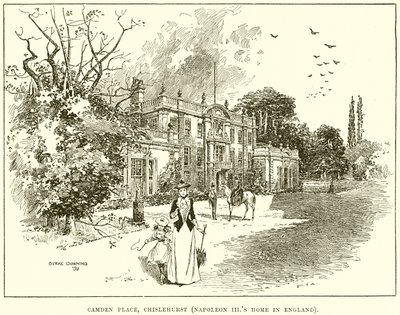 Camden Place, Chislehurst (Napoleon IIIs Zuhause in England) von English School