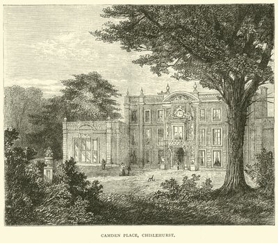 Camden Place, Chislehurst, September 1870 von English School