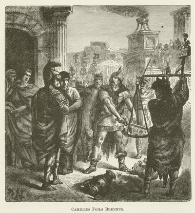 Camillus vereitelt Brennus von English School