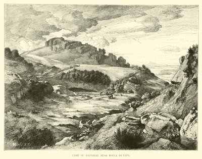 Lager von Hannibal in der Nähe von Rocca di Papa von English School