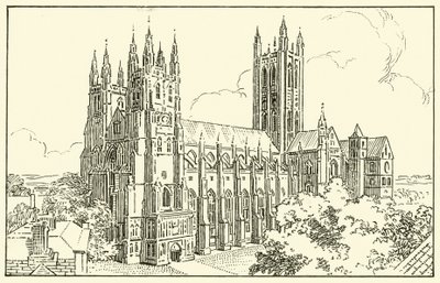 Kathedrale von Canterbury von English School