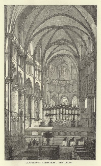 Canterbury Kathedrale, der Chor von English School