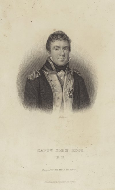 Kapitän John Ross, britischer Marineoffizier und Arktisforscher von English School
