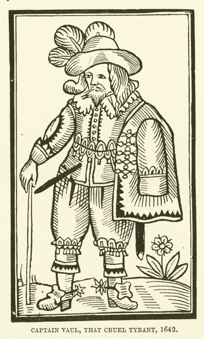 Kapitän Vaul, der grausame Tyrann, 1642 von English School
