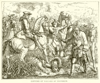 Gefangennahme von Tallard bei Blenheim von English School