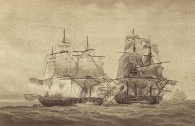 Eroberung der französischen Fregatte l