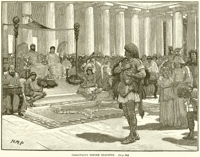 Caractacus vor Claudius von English School