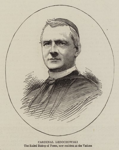 Kardinal Ledochowski (Gravur) von English School