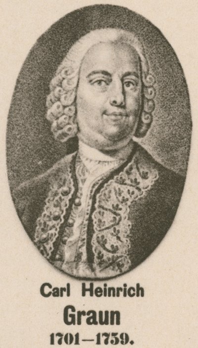 Carl Heinrich Graun (Gravur) von English School