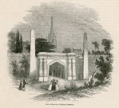 Katakomben des Highgate Cemetery, London von English School