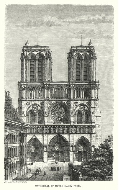 Kathedrale Notre Dame, Paris von English School