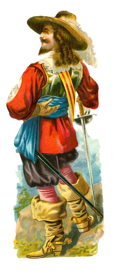 Kavalier zur Zeit von König Karl I. von English School