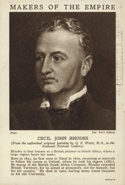 Cecil John Rhodes von English School